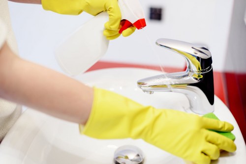 Sofa cleaning in Canary Wharf living room upholstery care