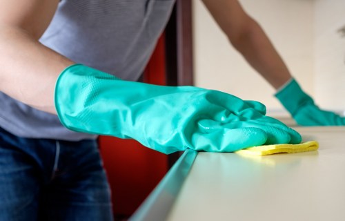 Keyboard navigable carpet cleaning website interface